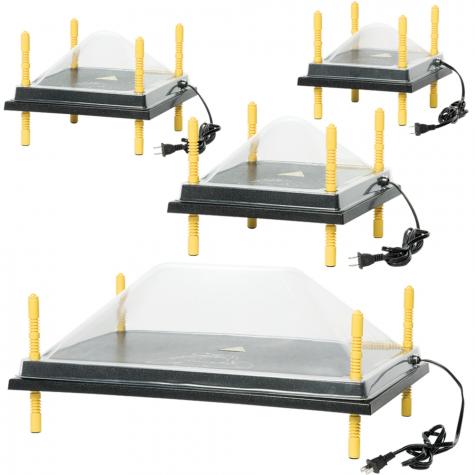 Heating plates with covers (both sold separately)